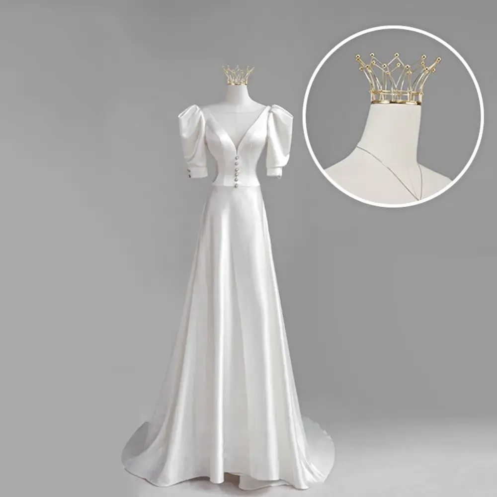 Bridal gown mannequin for wedding dress display and sale at bridal showers in wedding shop- Richenmannequin (19) Bridal gown mannequin for wedding dress display and sale at bridal showers in wedding shop- Richenmannequin mannequin supplier